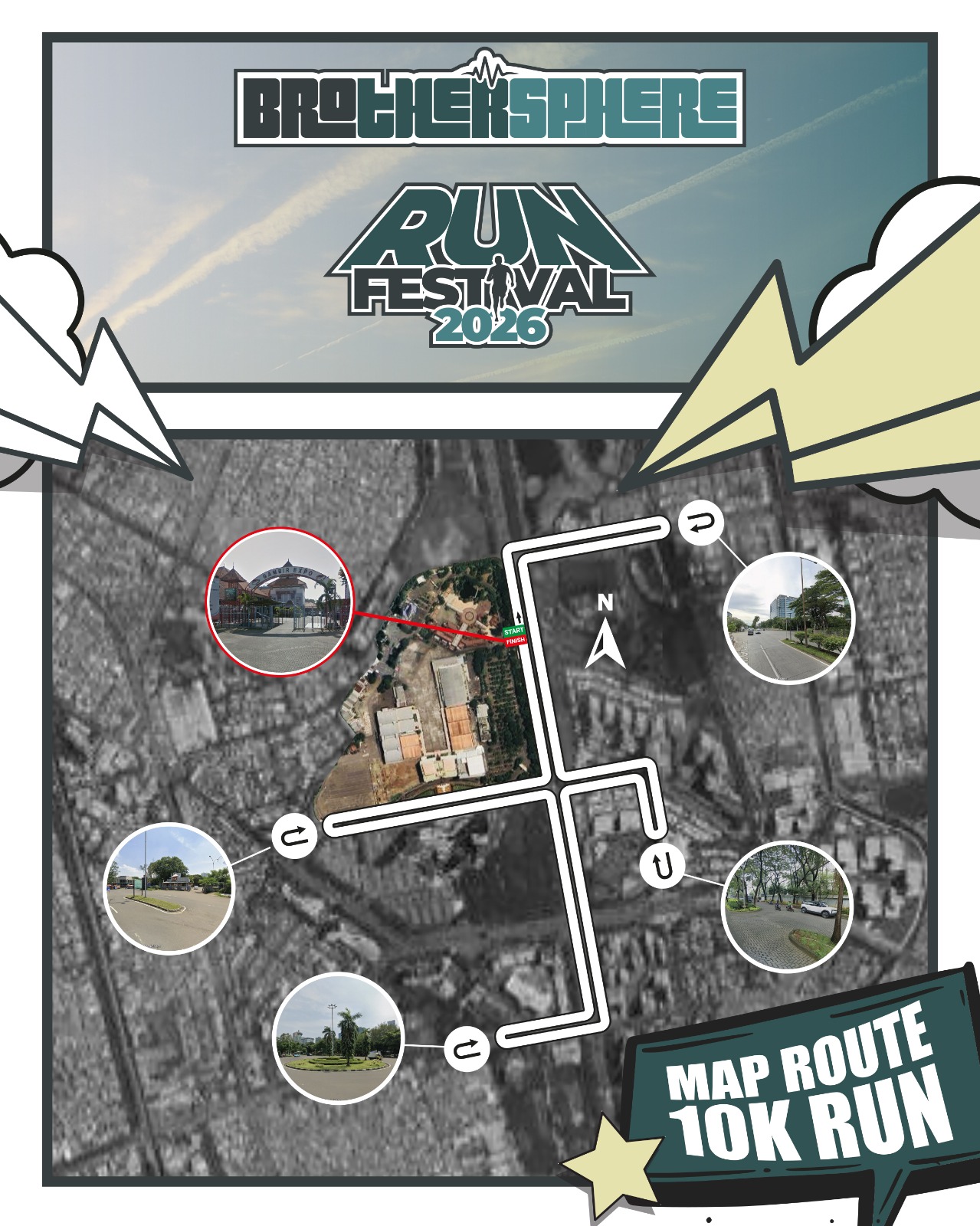 10K Run Map