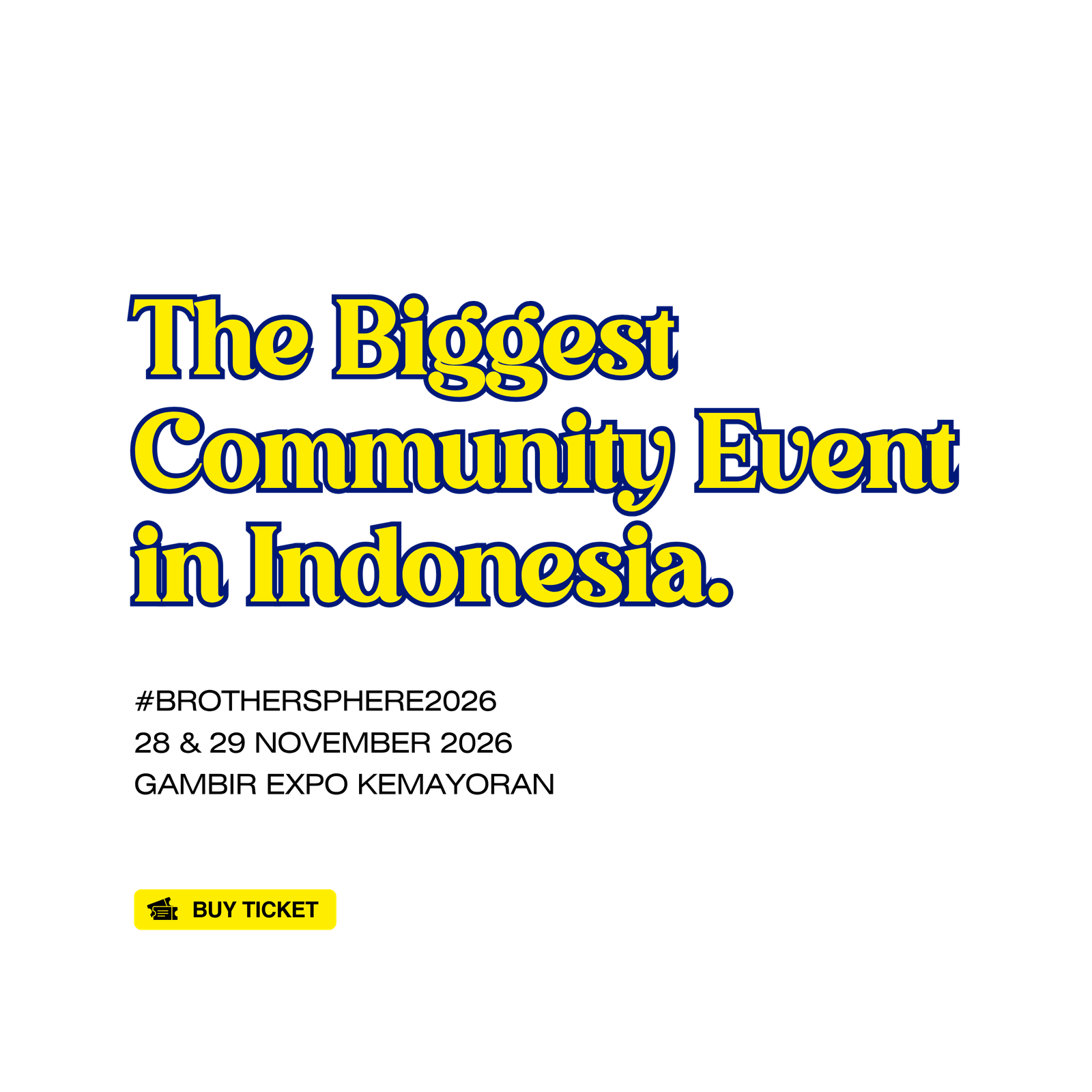 The Biggest Community Event in Indonesia